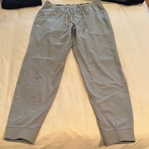 lululemon athletica Tan Sweatpants with Elastic Waistband and Cuffs